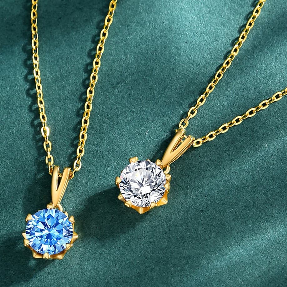 ゴールドアクセサリー 上品なひと粒ネックレス